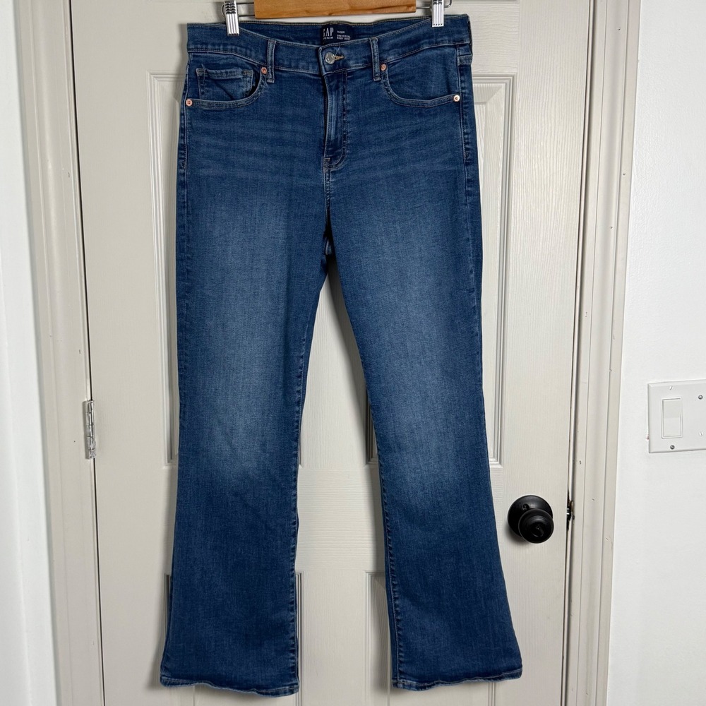 Gap Baby Boot Womens Jeans Size 14/32 Medium Wash Stretch Denim Bootcut Casual